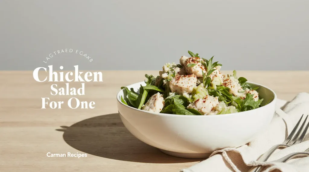 The Best Easy Chicken Salad Recipe for one 5 Chicken Salad For One