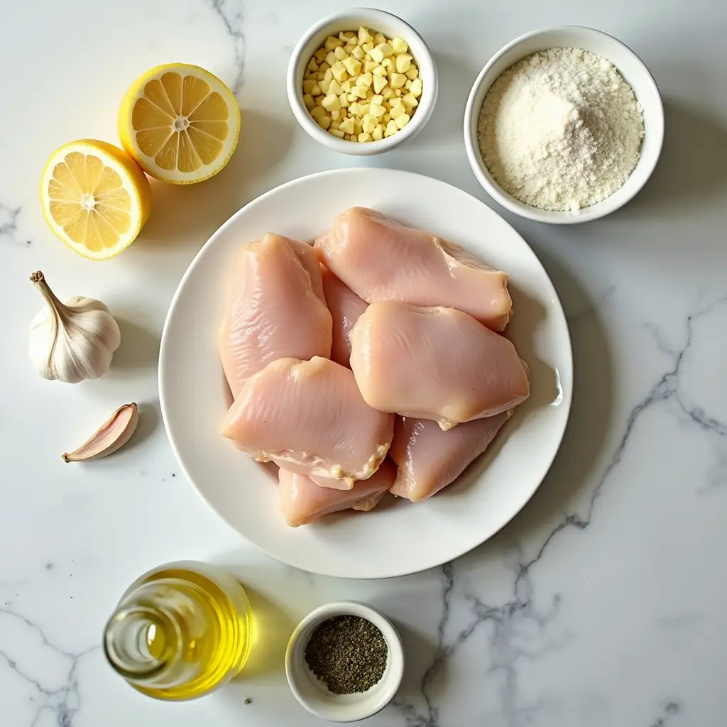 Lemon Garlic Chicken Bites: Best Oven-Baked Party Appetizer 7 Ingredients for Lemon Garlic Chicken Bites recipe